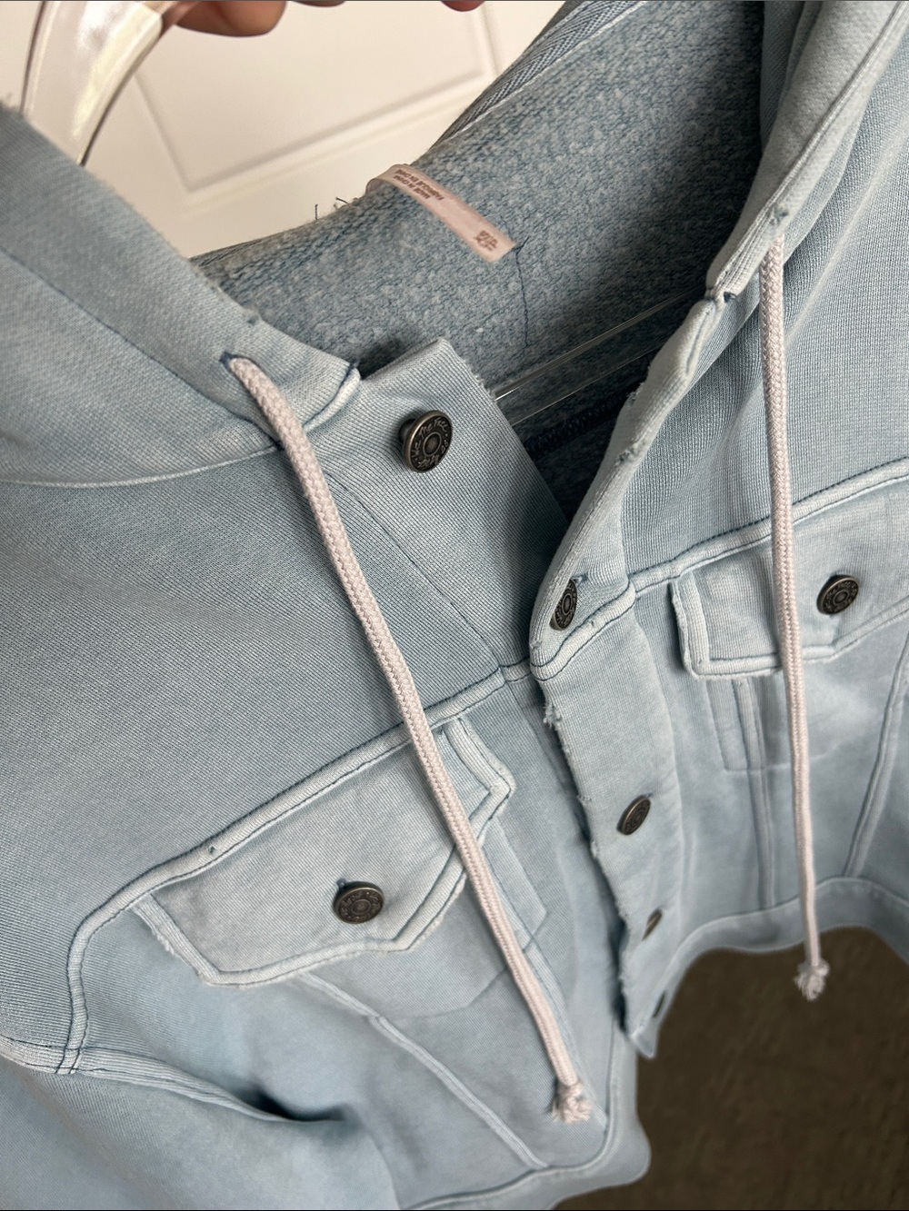 Free People dreamers Crop Hoodie - Picture 3 of 9